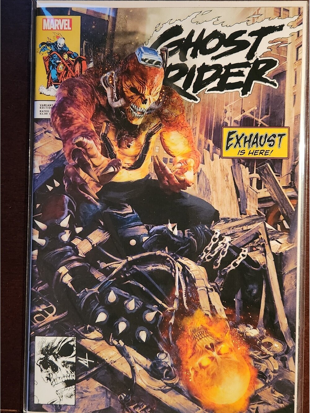Ghost Rider #5A Exhaust Is Here NM Marvel 2026 Dynamic Battle Cover